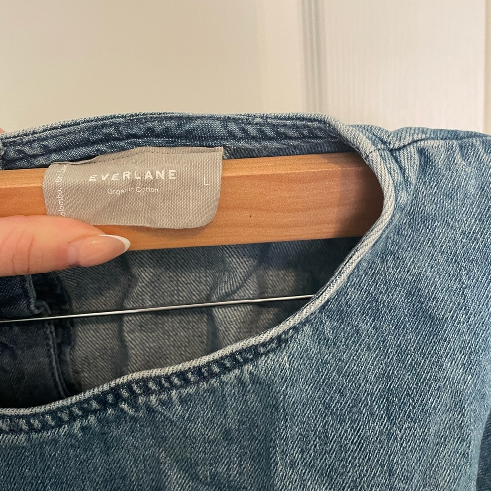 denim bubble top - Picture 4 of 4
